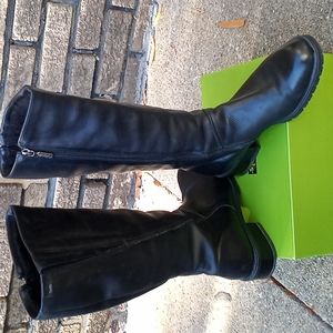 Blondo Tall Waterproof Fur Lined Boot Leather Upper